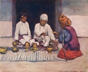 "A Shan Chief and his Wife", 1903 av Mortimer L Menpes