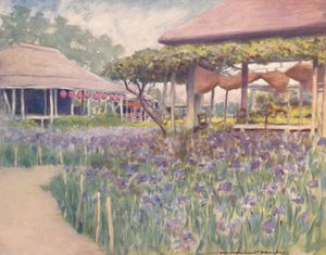 "En Iristrädgård", 1903 av Mortimer L Menpes