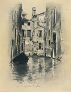 "Gata i Venedig", 1903 av Mortimer L Menpes