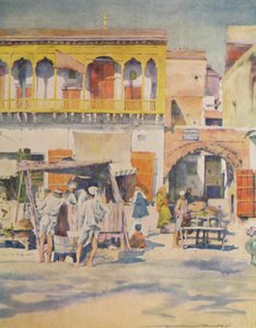En basar, Delhi, 1905 av Mortimer Ludington Menpes
