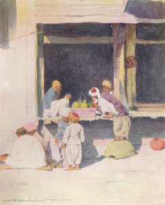 En basar i Peshawur, 1905 av Mortimer Ludington Menpes