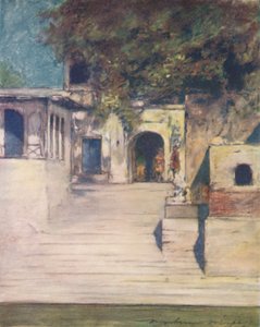 A Famous Well, Delhi, 1905 av Mortimer Ludington Menpes