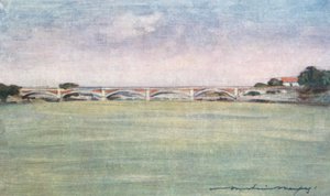 Tidig morgon på Seine av Mortimer Ludington Menpes