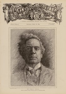 John Lawrence Toole, engelsk skådespelare (gravyr)