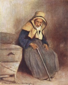 Ålderdom (färglitografi) av Mortimer Ludington Menpes