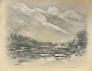 Området Chamounix, 1903 av Mortimer Ludington Menpes