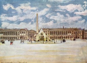 Place de la Concorde av Mortimer Ludington Menpes