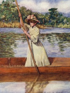 Punting av Mortimer Ludington Menpes