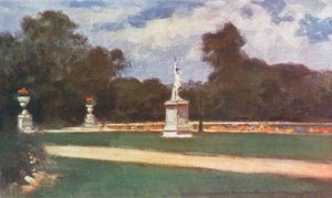 Gräsmattorna i Tuilerierna av Mortimer Ludington Menpes