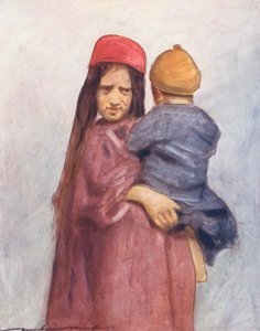 Världens barn: Cashmere, An Armful (färglitografi)