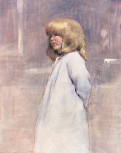 Världens barn: English, Going to Bed (färglitografi)