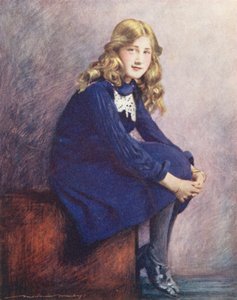 Världens barn: Engelska, Sweet Innocence (färglitografi) av Mortimer Ludington Menpes