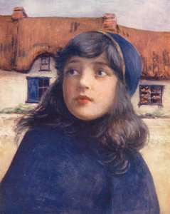 Världens barn: Irish, Molly (färglitografi) av Mortimer Ludington Menpes