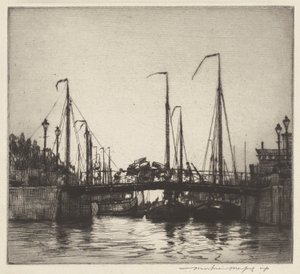 Bridge, Rotterdam (Chioggia: Fiskebåtar)