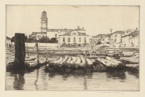 Timber Shore av Brenta av Mortimer Menpes