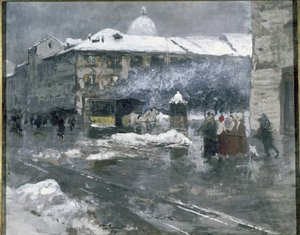 Gamla Milano av Mose Bianchi