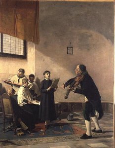 Sånglektionen av Mose Bianchi