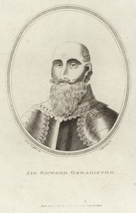 Porträtt av Sir Edward Osbadiston av Moses Griffith