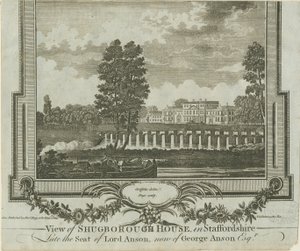 Shugborough Hall: gravyr, nd [?1760-talet] av Moses Griffiths