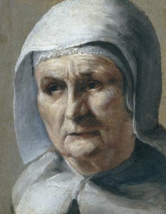 Gammal kvinna av Moses Ter Borch