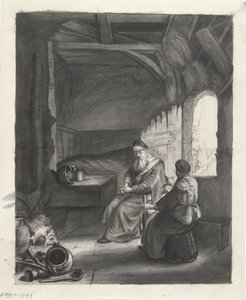 Tobit och Anna av Moses Ter Borch