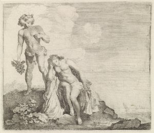 Bacchus hittar Adriadne på Naxos av Moyses van Wtenbrouck