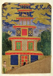 64.351 Rama ber Lakshmana att överge Sita i en skog, från Ramayana, 1600