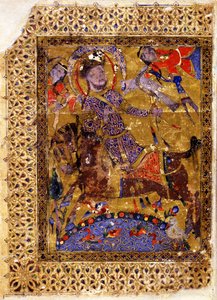 Illustration från Kitab al-aghani Book of Songs av Muhammad ibn Abi Talib al Badri