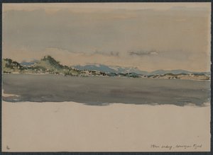 Stormavslutning, norska Fijord
