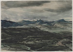 Stormväder, Ronda, Spanien av Muirhead Bone
