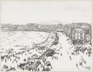 Weymouth och avlägsna Portland av Muirhead Bone