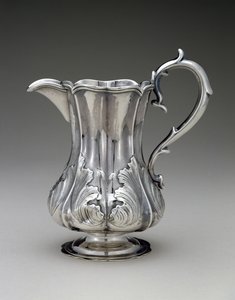 Gräddkanna, c. 1846 (silver) av Mulford and Wendell