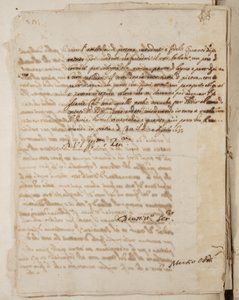 Portfölj med teckningar av Mutio Oddi från Urbino och andra, p120, c.1635-40 (penna och bläck på papper i inbunden volym)