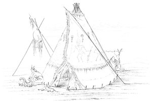 Teepee, 1841. av Myers and Co