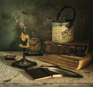 Moody Vintage-studien av Mykhailo Sherman