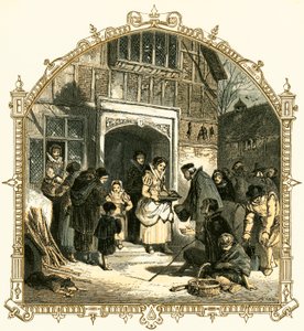 Välgörenhet i juletid av Myles Birket Foster