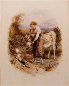 Matar åsnan av Myles Birket Foster