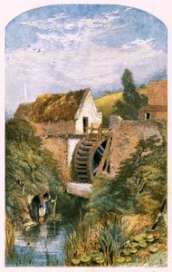 Illustration för "Den öde byn" av Myles Birket Foster