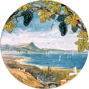 Illustration för "The Traveller" av Myles Birket Foster