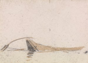 En av en grupp av tre studier på den venetianska lagunen av Myles Birket Foster