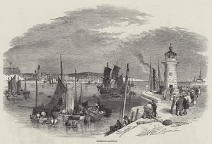 Ramsgate hamn av Myles Birket Foster