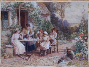 Dags för te av Myles Birket Foster