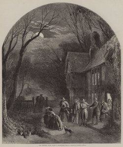 Återkomsten hem från en julfest av Myles Birket Foster