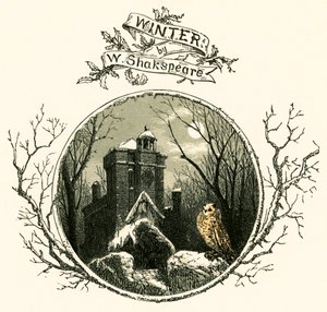 Winter af William Shakespeareswed av Myles Birket Foster
