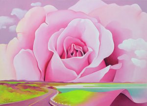 The Rose, 2003 (olja på duk) av Myung Bo Sim