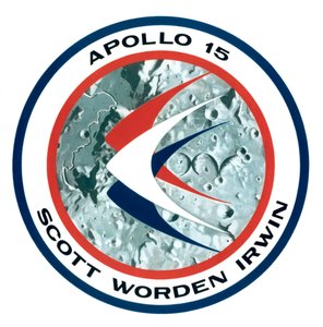 Apollo 15 månuppdragets insignier, 1971. av NASA Images