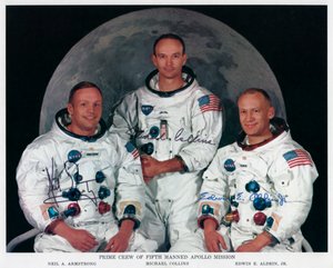 Besättningen på Apollo 11, 1969.