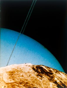 Uranus sett från Miranda, 1986. av NASA Images