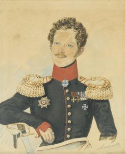 Porträtt av Yegor Fyodorovich Meiendorf 1794-1879