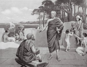 Thukydides im Exil (Lithografie)